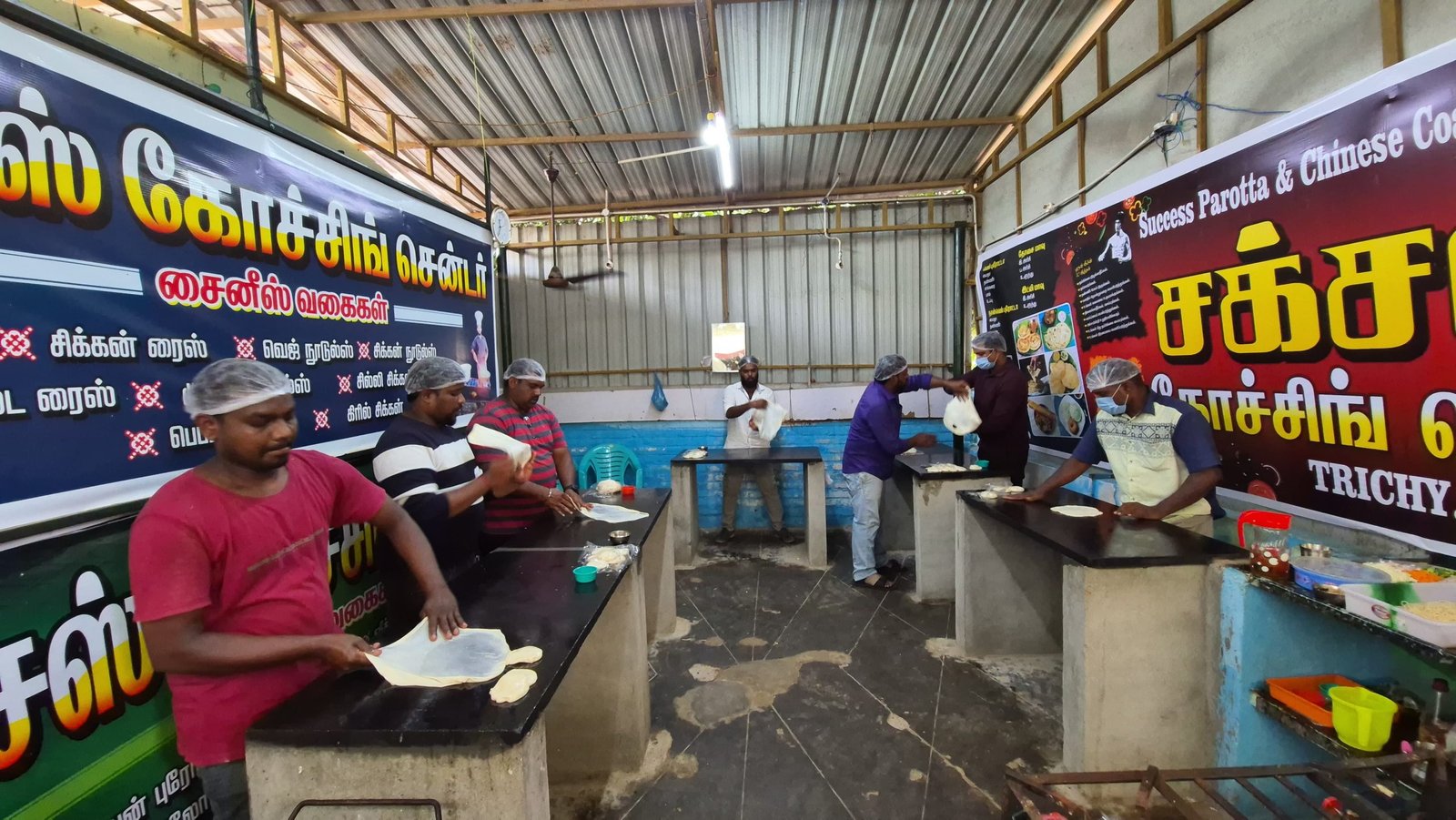 புரோட்டா  போட  தெரியணுமா?  திருச்சியில் செயல்படுகிறது  புரோட்டா பயிற்சி மையம்