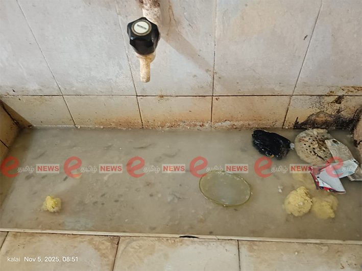 கோவை அரசு தொழில்நுட்பகல்லூரி விடுதி சமையல் கூடத்தில் சுகாதார சீர்கேடு