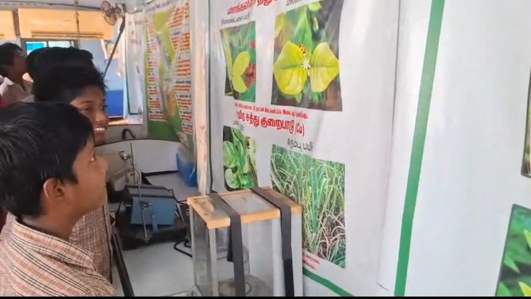 கரூர் -மண் பாதுகாப்பு குறித்து விழிப்புணர்வு