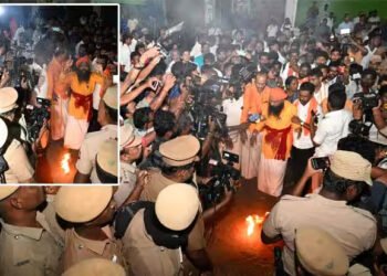 திருப்பரங்குன்றம் தீபத்துாணில் இன்று இரவு 7 மணிக்குள் கார்த்திகை தீபம் ஏற்ற ஐகோர்ட் கிளை உத்தரவு