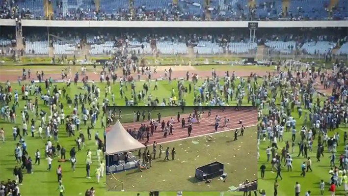 பாதியில் கிளம்பிய மெஸ்ஸி.. பொருட்களை சூறையாடிய ரசிகர்கள்