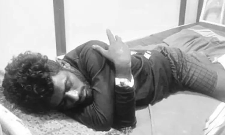 கோவில் நகையை கொள்ளையடித்த வாலிபர்… பாலத்திலிருந்து கீழே குதித்தில் காலில் மாவுக்கட்டு