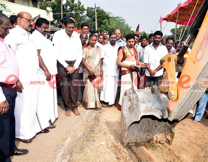 அரியலூர்… வளர்ச்சி திட்டப்பணி-  அமைச்சர் சிவசங்கர் துவக்கி வைத்தார்