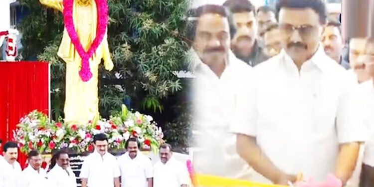கன்னியாகுமரியில் முதலமைச்சர் மு.க.ஸ்டாலின்: கலைஞர் சிலையை திறந்து வைத்தார்