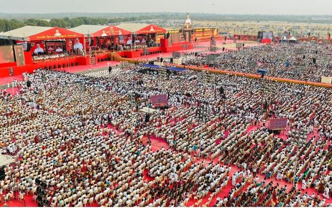 நிரம்பி வழிந்த திருச்சி திமுக மாநாட்டு திடல்… போட்டோ ஆல்பம்