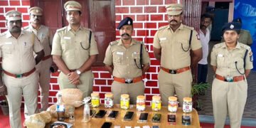 கோவை போதைப்பொருள் வேட்டை: மெத்தபெட்டமைன், கஞ்சா சாக்லேட் பறிமுதல் – 5 பேர் கைது