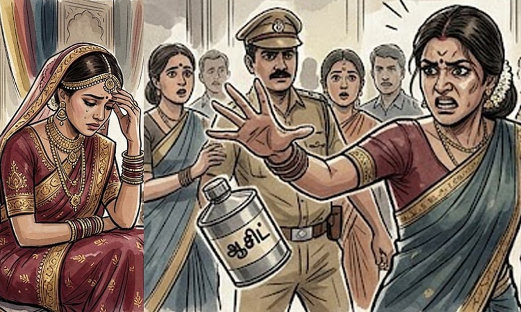 திருமணக் கோலத்தில் இருந்த பெண்ணிற்கு நேர்ந்த கொடூரம்: முன்னாள் காதலனுக்காக ஆசிட் வீசிய பக்கத்து வீட்டுப் பெண்