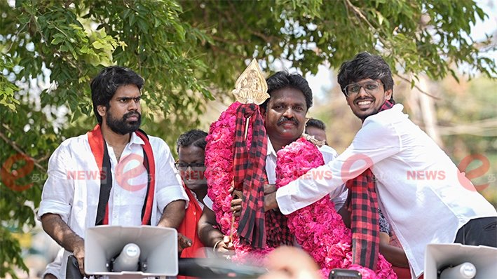 மக்கள் சொல்வது செயலில் மலரும்.. தஞ்சையில் திமுக வேட்பாளர் பிரச்சாரம்