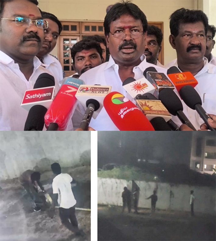 கரூரில் திமுக சார்பில் அதிமுக நிர்வாகிகள் மீது புகார் மனு