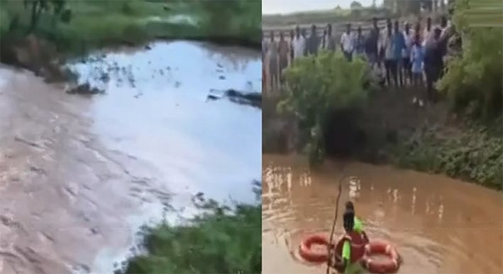 வௌ்ள நீரில் அடித்துசெல்லப்பட்ட 6வயது சிறுவன்