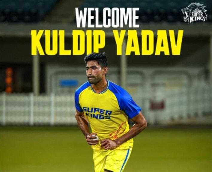 CSK-ல் இணைந்த குல்தீப் யாதவ்