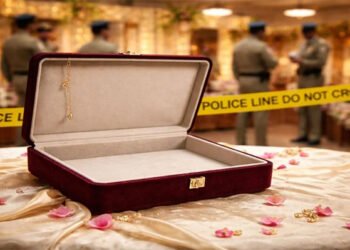 திருமண வீட்டில் 22 பவுன் நகை திருட்டு..திருச்சியில் கைவரிசை