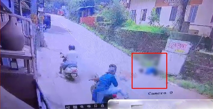 டூவீலரில் துப்பட்டா சிக்கி பெண் படுகாயம்.. பரபரப்பு