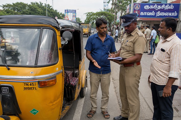 ஆட்டோவில் இருந்த ரூ.50 ஆயிரம் பணம் திருட்டு.. திருச்சியில் பரபரப்பு