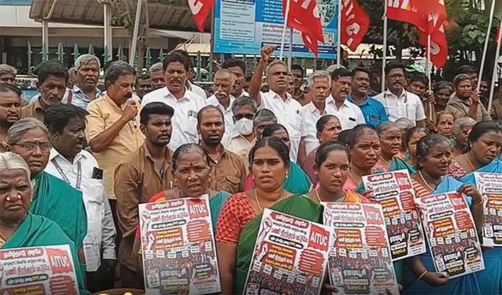 தூய்மை பணிகளை தனியாருக்கு ஒதுக்கீடு டெண்டர் ரத்து