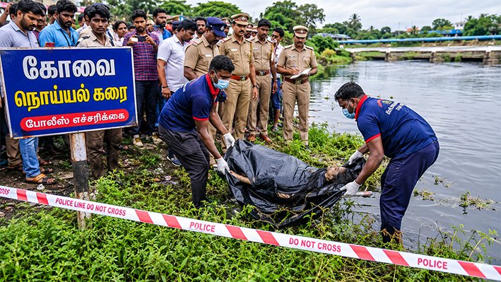 25-30வயது மதிக்கதக்க பெண் சடலம் மீட்பு-கோவையில் பயங்கரம்