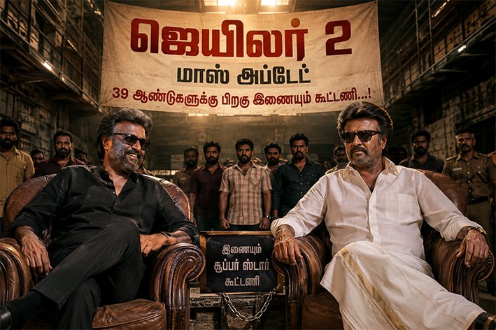 Cinema crew and directors discussing at a grand film event in Chennai on June 12 2026 following the Jailer 2 update.