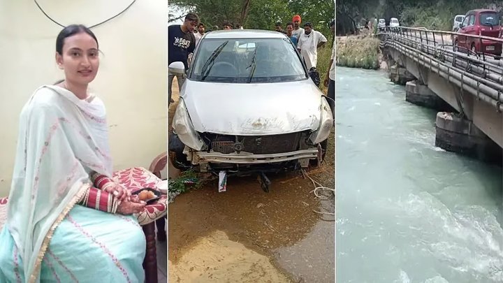 மனைவியை காரோடு ஆற்றில் மூழ்கடித்துக் கொலை செய்துவிட்டு விபத்து என நாடகம்