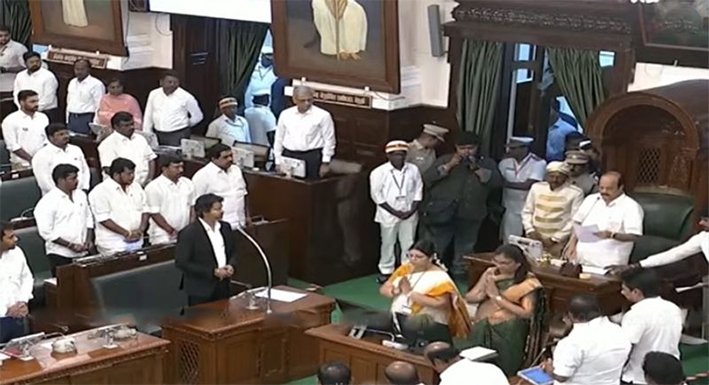 தமிழ்நாடு சட்டப்பேரவை கூடியது - மறைந்த பாரதிராஜாவுக்கு இரங்கல்
