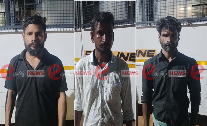 திருவையாறு அருகே லாரி டிரைவரை வெட்டி கொலை செய்த வழக்கில் 3 பேர் கைது