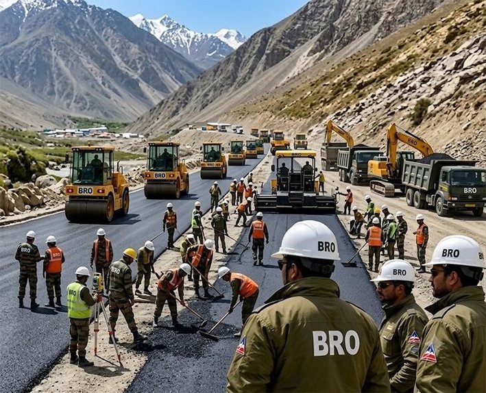 Official notification announcement poster of Border Roads Organization recruitment for 899 vacancies under the Ministry of Defence published on June 12 2026.