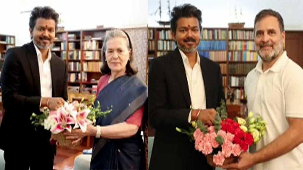டெல்லியில் சோனியா காந்தி, ராகுல் காந்தியை நேரில் சந்தித்து நன்றி தெரிவித்தார் முதல்வர் விஜய்