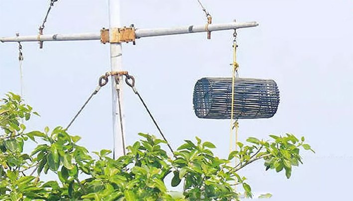 நாகை கடலில் பலத்த காற்று-1ம் எண் புயல் கூண்டு ஏற்றம்
