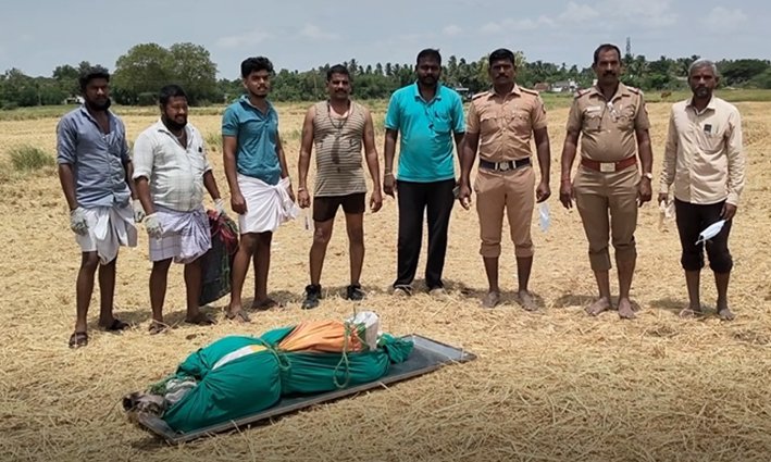 அய்யம்பேட்டை அருகே அழுகிய நிலையில் இறந்து கிடந்த ஆண் சடலம்