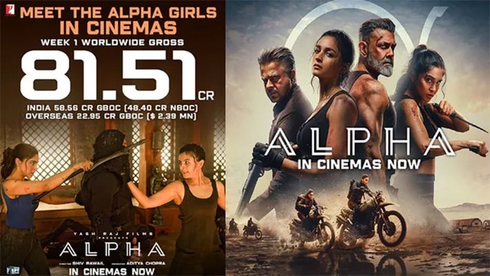 முதல் வாரத்தில் ரூ.81 கோடி ஆலியா பட்டின் “ஆல்பா” படம் வசூல்