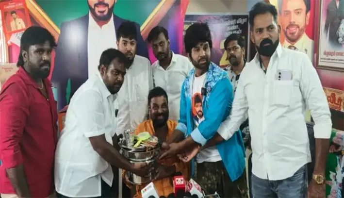 நடிகர் பாவா-வுக்கு வீட்டு உபயோக பொருட்கள் வழங்கிய லெஜெண்ட் சரவணன்