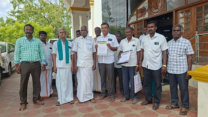 திருச்சி கலெக்டரிடம் விவசாயிகள் மனு.. குடிநீர் தட்டுப்பாடு