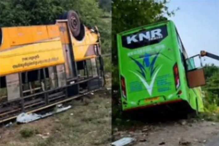 அரசு பஸ்-ஆம்னி பஸ் மோதி விபத்து-பலி எண்ணிக்கை 6ஆக உயர்வு