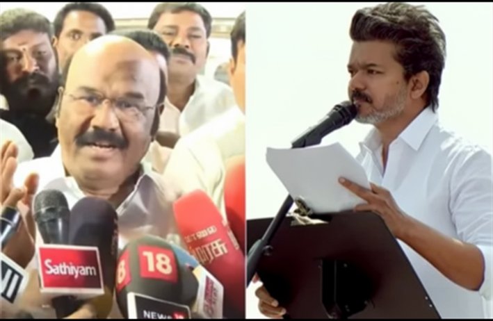 விஜய் சொந்த பணத்தை கொடுத்திருக்கலாமே?... ஜெயக்குமார் கேள்வி