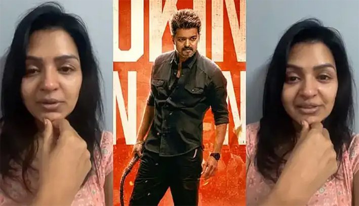 'ஜனநாயகன்' படத்தில் என் காட்சிகள் நீக்கம்-நடிகை கண்ணீர்