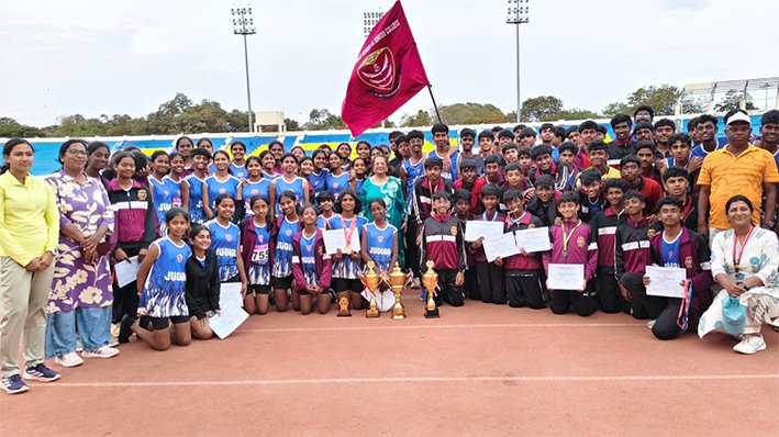 கோவையில் விளையாட்டு போட்டி- செயிண்ட் ஜூட்ஸ் பள்ளி முதலிடம்