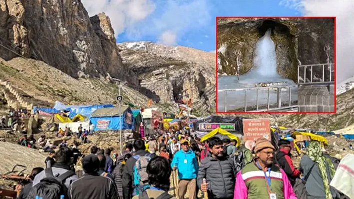 காஷ்மீர்-அமர்நாத் யாத்திரை 2.77 லட்சம் பக்தர்கள் தரிசனம்