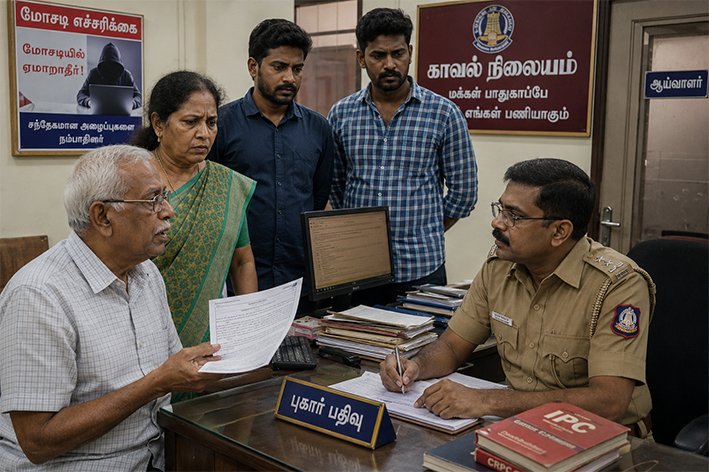 திருச்சியில் ஓய்வு மத்திய அரசு அதிகாரியிடம் ரூ. 1 கோடி மோசடி