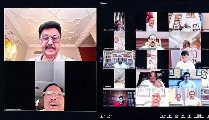 லண்டனில் இருந்தபடியே-எம்பிக்களுடன் மு.க.ஸ்டாலின் ஆலோசனை