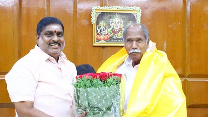 முதல்வர் ரங்கசாமியுடன் அமைச்சர் நமச்சிவாயம் சந்திப்பு– இலாகா மாற்றத்தால் அதிருப்தியா?