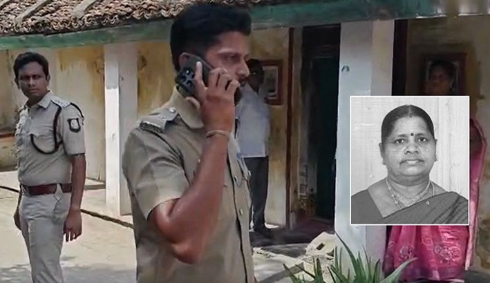 பட்டப்பகலில் வீடு புகுந்து பெண் கொலை-15சவரன் நகை கொள்ளை