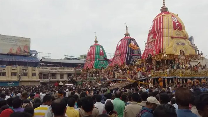 பூரி ரத யாத்திரையில் சோகம்- கூட்ட நெரிசல் பக்தர் பலி- 120 பேர் காயம்!