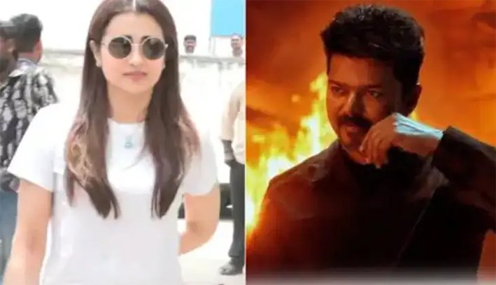 ஜனநாயகன் படத்தை பார்க்க நடிகை திரிஷா வருகை..!
