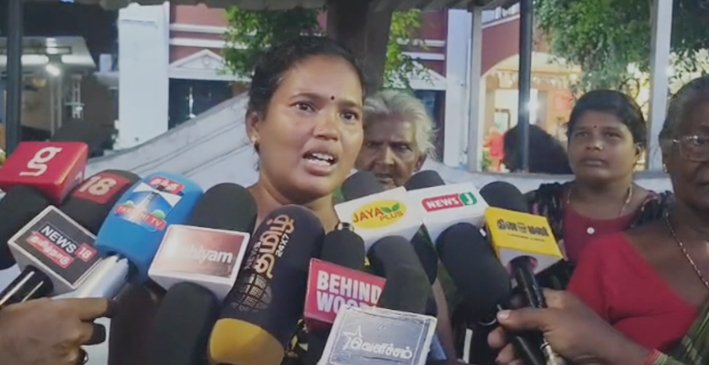 புதிதாக வீடு கட்டுபவரிடம் பணம் கேட்டு மிரட்டிய தவெக நிர்வாகி..