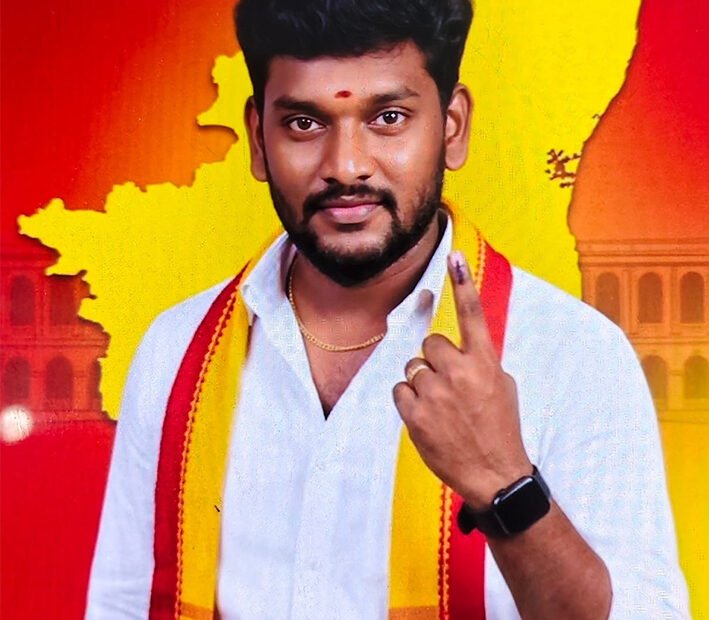 திருமணமான பெண்ணுக்கு ஆபாச சைகை காட்டிய தவெக நிர்வாகி!