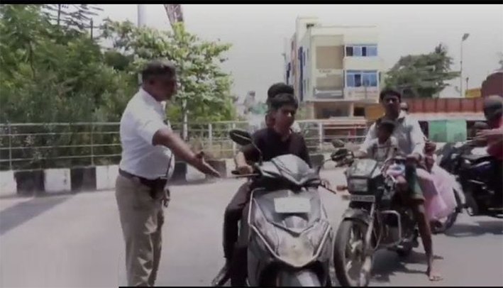 திருச்சியில் பதிவு எண் இல்லாத 3284 வாகனங்கள் மீது வழக்குபதிவு