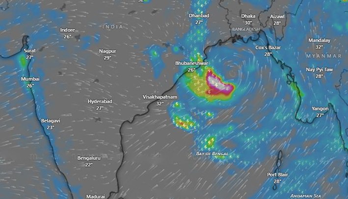 வங்கக் கடலில் உருவாகிய புதிய காற்றழுத்த தாழ்வுப் பகுதி