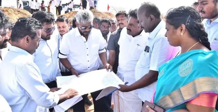 பல்வேறு வளர்ச்சி திட்டப்பணிகள்...அமைச்சர் மரிய வில்சன் ஆய்வு