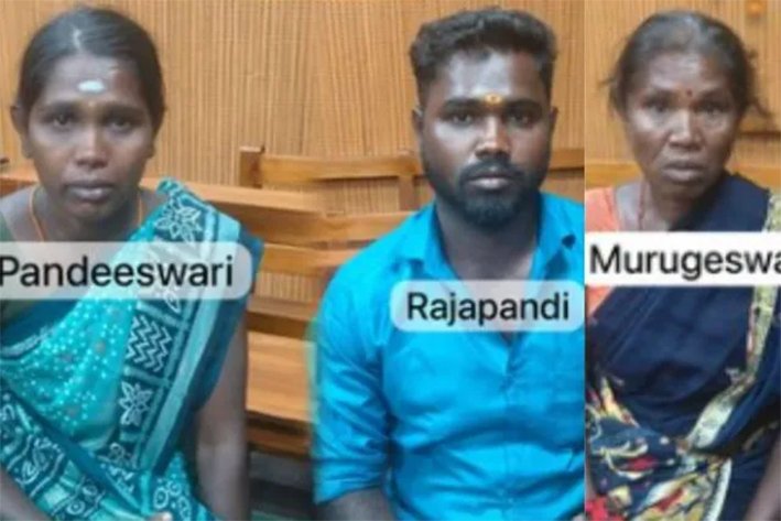 7 பேரை எரித்துக் கொன்ற மனைவி உட்பட 3 பேருக்கு 8 ஆயுள் தண்டனை