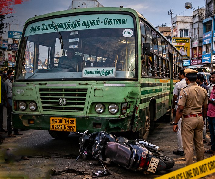 பாபநாசம்-டூவீலரில் சென்ற நபர் மீது அரசு பஸ் மோதி விபத்து...