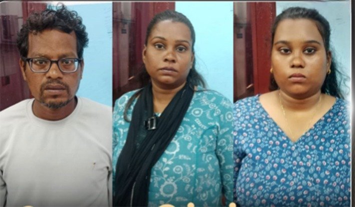 அரசு வேலை-செவிலியர்களிடம் ரூ.20 லட்சம் மோசடி-3 பேர் கைது